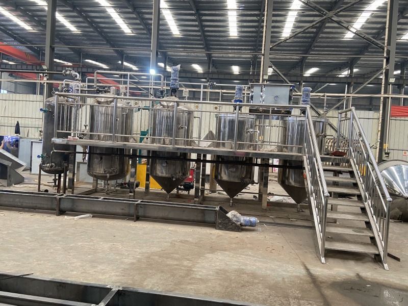 炉膛一体导热油加热熬炼锅